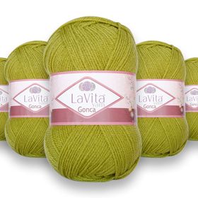 Lavita 8113 Yarn Gonca 5 Adet El Örgü İpi