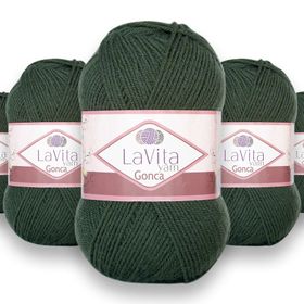 Lavita 8126 Yarn Gonca 5 Adet El Örgü İpi