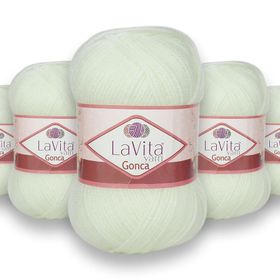 Lavita 8206 Yarn Gonca 5 Adet El Örgü İpi