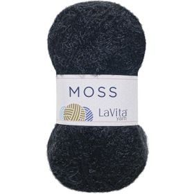 Lavita 9500 Siyah Moss 100 gr El Örgü Ipi