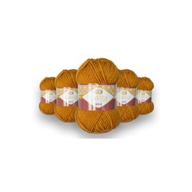 Lavita 9537 Yarn Gold 5 Adet El Örgü İpi