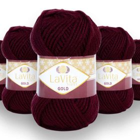 Lavita 9572 Yarn Gold 5 Adet El Örgü İpi