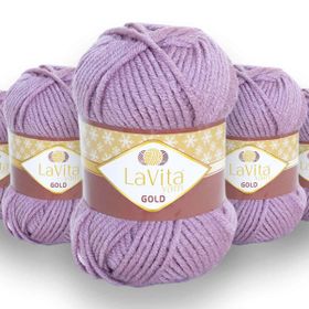 Lavita 9752 Yarn Gold 5 Adet El Örgü İpi