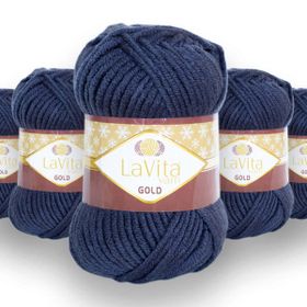 Lavita 9787 Yarn Gold 5 Adet El Örgü İpi