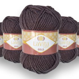 Lavita 9810 Yarn Gold 5 Adet El Örgü İpi