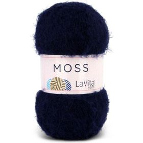 Lavita 9818 Lacivert Moss 100 gr El Örgü Ipi