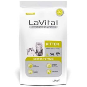 Lavital 1.5 kg Somonlu Yavru Kuru Kedi Maması