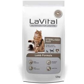 Lavital 12 kg Kilo Kontrolü için Kuzulu Kısırlaştırılmış Kuru Kedi Maması