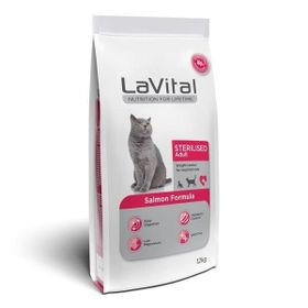 Lavital 12 kg Somonlu Kısırlaştırılmış Kuru Kedi Maması