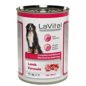 Lavital 400 gr Adult Kuzulu Bağışıklık Sistemi Destekleyici Yetişkin Köpek Konservesi