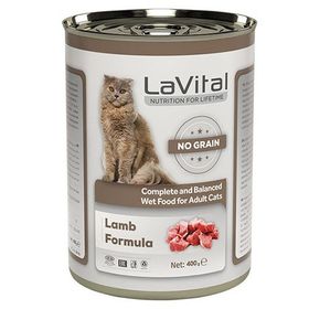 Lavital Adult Tahılsız Kuzu Etli 400 gr Yetişkin Kedi Konservesi
