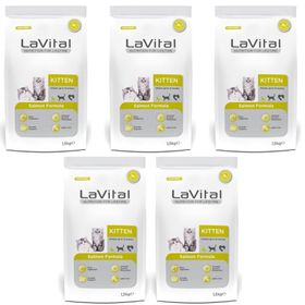 Lavital Kitten Somonlu Premium 5x1.5 kg Yavru Kedi Maması