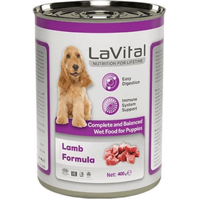 Lavital Kuzu Etli 400 gr Konserve Yavru Köpek Maması