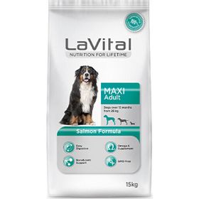 Lavital Maxi Adult Somonlu 15 kg Büyük Irk Yetişkin Köpek Maması