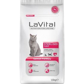 Lavital Sterilised Adult Somonlu 1.5 kg Kedi Maması