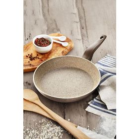 Lavonni Valeria Kahverengi 26 cm Granit Tava