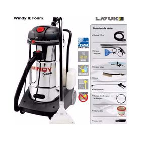 Lavor Wındy Foam 2400W Kuru Köpüklü Halı ve Koltuk Yıkama Makinesi