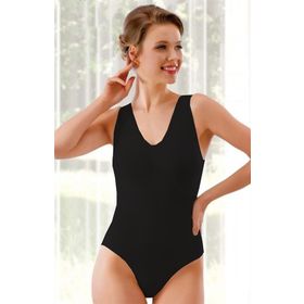 Layza Form 17600 Kadın İz Yapmaz Kalın Askılı Mikro Elyaf Boy Body Korse