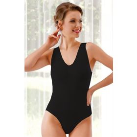 Layza Form 17600 Kadın İz Yapmaz Kalın Askılı Mikro Elyaf Boy Body Korse