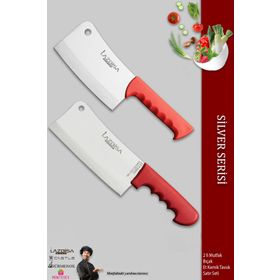 Lazbisa MFT-005 Silver Serisi 2'li Et Kemik Tavuk Satırı