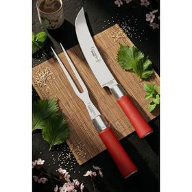 Lazbisa MFT-127 Red Craft Serisi Mutfak Şef Et Tavuk Balık Bıçak Set