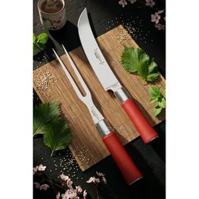 Lazbisa MFT-127 Red Craft Serisi Mutfak Şef Et Tavuk Balık Bıçak Set