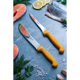 Lazbisa MFT-452 Gold Serisi Mutfak Et Tavuk Balık Açma Ekmek Sebze Şef 2'li Bıçak Set