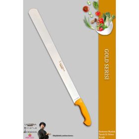 Lazbisa MTF-054 Gold Serisi Döner Mutfak Restaurant Lokanta Et Tavuk Döner Bıçağı