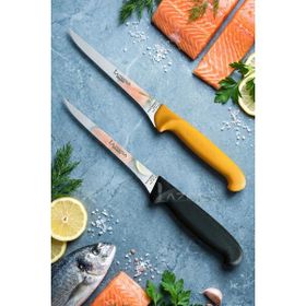 Lazbisa MTF-057 Gold Incisive Serisi Balık Fileto Et Steak Mutfak Bıçak