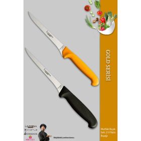 Lazbisa MTF-057 Gold Incisive Serisi Balık Fileto Et Steak Mutfak Bıçak