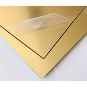 Lazeristan 75x90 cm 1 mm Dekoratif Yapışkanlı Altın Pleksi Ayna