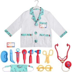 LC Lets Be Child Kırmızı Doktor Seti ve Çocuk Kostümü