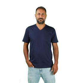LC Waikiki 8S0916Z8 Erkek Antrasit Melanj T-Shirt