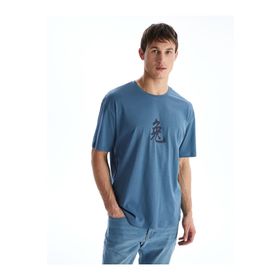 LC Waikiki 8S1187Z8 Erkek Koyu Lacivert T-Shirt