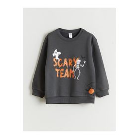 LC Waikiki 8W4007Z4 Erkek Çocuk Bisiklet Yaka Sweatshirt