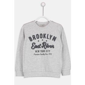 LC Waikiki 8W4120Z4 Erkek Çocuk Bisiklet Yaka Sweatshirt