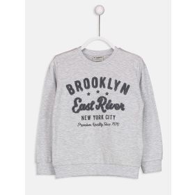 LC Waikiki 8W4120Z4 Erkek Çocuk Bisiklet Yaka Sweatshirt