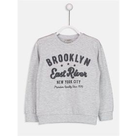LC Waikiki 8W4120Z4 Erkek Çocuk Bisiklet Yaka Sweatshirt