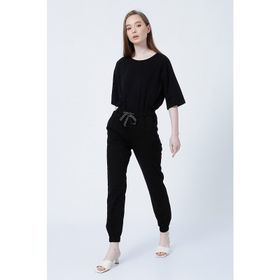 LC Waikiki 8W8080Z8 Siyah Kadın Pantolon