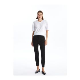 LC Waikiki 8WJ094Z8 Siyah Kadın Slim Fit Jean Pantolon