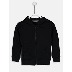 Lc Waikiki 9S7273Z4 Fermuarlı Kapüşonlu Kız Çocuk Sweatshirt