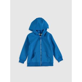Lc Waikiki 9S7273Z4 Fermuarlı Kapüşonlu Kız Çocuk Sweatshirt
