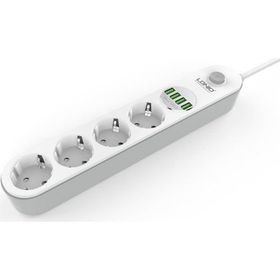Ldnio 4'lü Priz Soketi ve 4'lü 3.4A USB Güç Düğmeli Şarj Cihazı