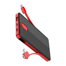 Ldnio PL1013 3 in 1 Cable 10.000 mAh Siyah Powerbank