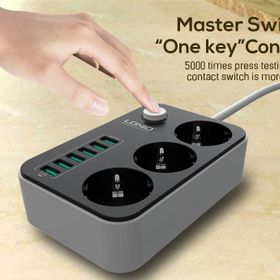 Ldnio SE3631 3 Priz + 6 Usb Akım Korumalı Priz