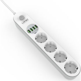 Ldnio SE4432 4'lü 3.4 A 4x USB Çıkışlı 2 m Grup Priz