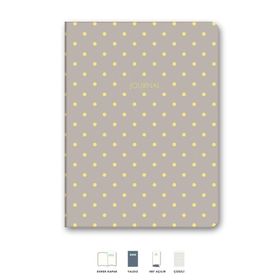 Le Color 14x20 cm Çizgili Kum Puantiyeli Defter