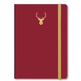 Le Color 17x24 cm Kareli Bordo Minimal Defter