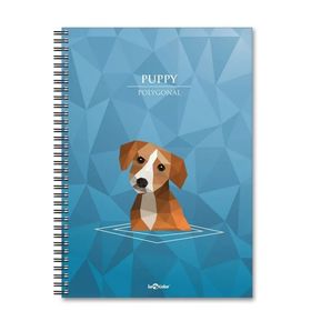 Le Color A5 Syf Köpek Polygonal Kareli 200 Sayfa Defter