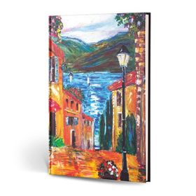 Le Color Çizgili Göl Creamona Amalfi Dokulu Mini Defter